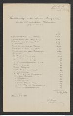 k.k. naturhistorisches Hofmuseum, Intendanzakten 1876-1884 (Hochstetter), Aktenzahl Z.131.b/1880, Seite 1